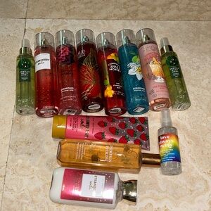 Huge Lot of NEW Bath and Bodyworks Sprays and Lotions. Over $150 value.